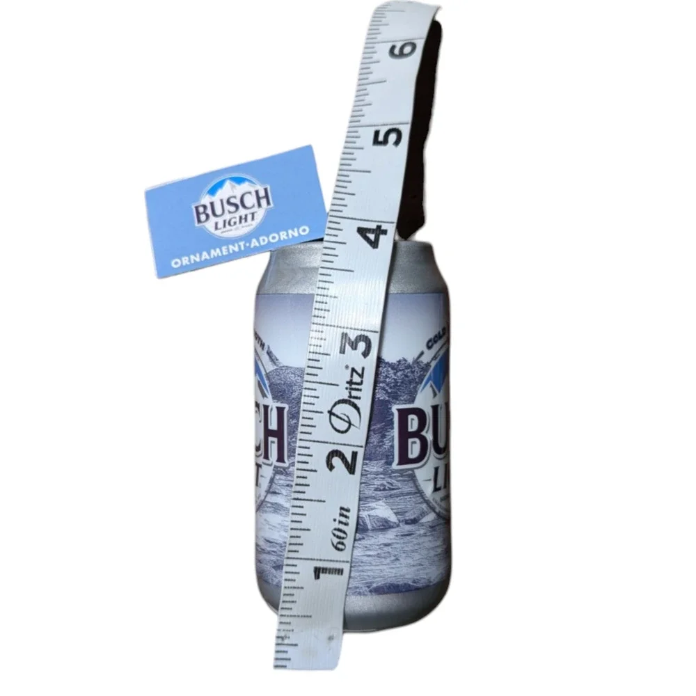 Busch Light Decoupage Holiday Christmas Ornament NWT Gifts